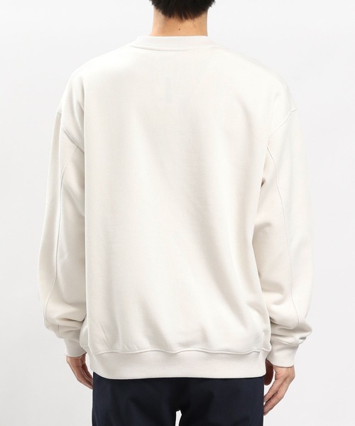 GLOBAL WORK Smile Seed Store（グローバルワーク スマイルシードストア）の「ドライ裏毛スウェットプルオーバー/984038（スウェット・メンズ・サックスブルー/オフホワイト/チャコール・SMALL/LARGE/X-LARGE/MEDIUM）」の21枚目の写真