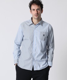 Psycho Bunny | ストライプパネル シャツ(シャツ/ブラウス)