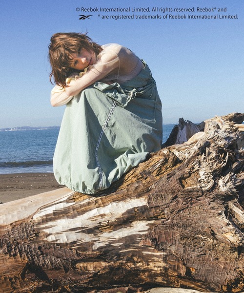 VIS（ビス）の「【Reebok別注】バルーンヘムキャミワンピース（ワンピース・レディース・ライトグリーン/ブラック・FREE）」の17枚目の写真