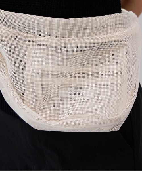 CONTROL FREAK / CTFK(コントロールフリーク)の「CONTROL FREAK / CTFK(コントロールフリーク)メッシュハーフムーンショルダー(ショルダーバッグ・レディース・アイボリー/レッド/ブルー/ブラック/グレー/グリーン・FREE)」の14枚目の写真