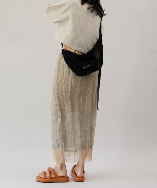 CONTROL FREAK / CTFK(コントロールフリーク)の「CONTROL FREAK / CTFK(コントロールフリーク)メッシュハーフムーンショルダー(ショルダーバッグ・レディース・アイボリー/レッド/ブルー/ブラック/グレー/グリーン・FREE)」の19枚目の写真