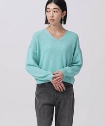 GALLEST | テープヤーンVネックニット(ニット/セーター)