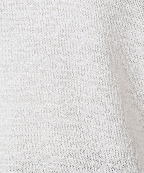 GALLEST（ギャレスト）の「テープヤーンVネックニット（ニット/セーター・レディース・ホワイト系/イエロー系その他/ブラウン系/ブルーグリーン・38）」の12枚目の写真