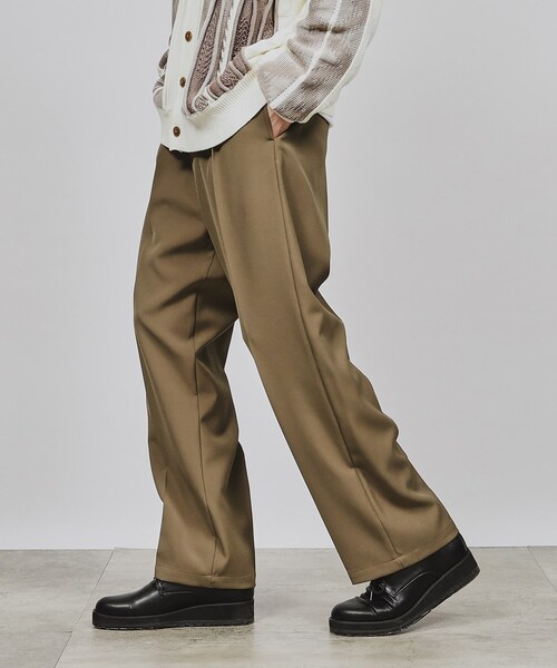tk.TAKEO KIKUCHI(ティーケータケオキクチ)の「◆ルーズテーパードスラックス(スラックス・メンズ・オフホワイト/ブラック/ダークグリーン/チャコールグレー・02/03/01)」の18枚目の写真