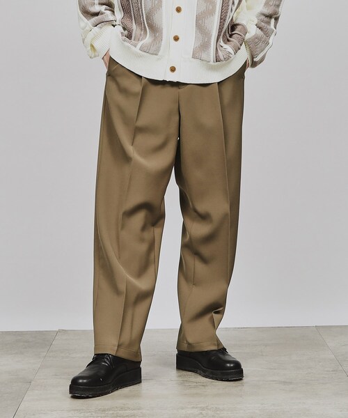 tk.TAKEO KIKUCHI(ティーケータケオキクチ)の「◆ルーズテーパードスラックス(スラックス・メンズ・オフホワイト/ブラック/ダークグリーン/チャコールグレー・02/03/01)」の19枚目の写真