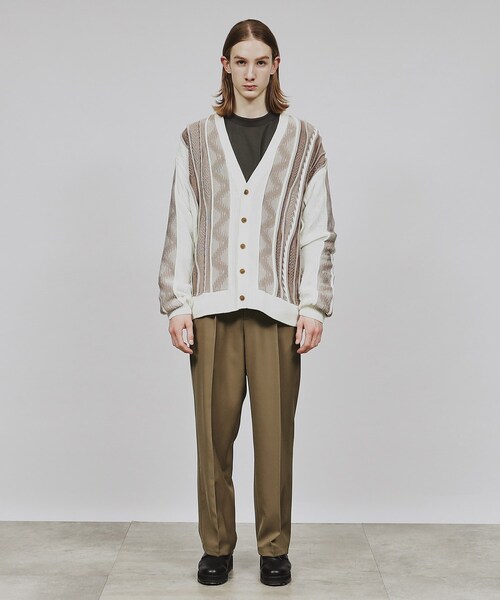 tk.TAKEO KIKUCHI(ティーケータケオキクチ)の「◆ルーズテーパードスラックス(スラックス・メンズ・オフホワイト/ブラック/ダークグリーン/チャコールグレー・02/03/01)」の20枚目の写真