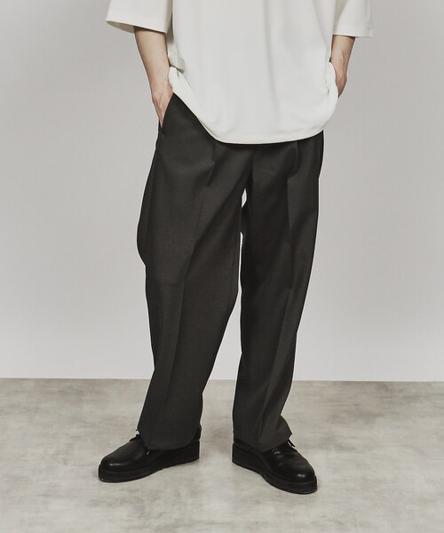 tk.TAKEO KIKUCHI(ティーケータケオキクチ)の「◆ルーズテーパードスラックス(スラックス・メンズ・オフホワイト/ブラック/ダークグリーン/チャコールグレー・02/03/01)」の22枚目の写真