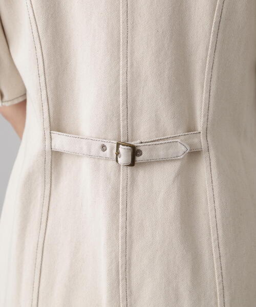 FREE'S MART（フリーズマート）の「デニムミニワンピース（ワンピース・レディース・ワンウォッシュ/ライトインディゴブルー/ホワイト系その他・SMALL/MEDIUM）」の7枚目の写真