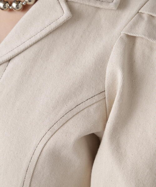 FREE'S MART（フリーズマート）の「デニムミニワンピース（ワンピース・レディース・ワンウォッシュ/ライトインディゴブルー/ホワイト系その他・SMALL/MEDIUM）」の8枚目の写真