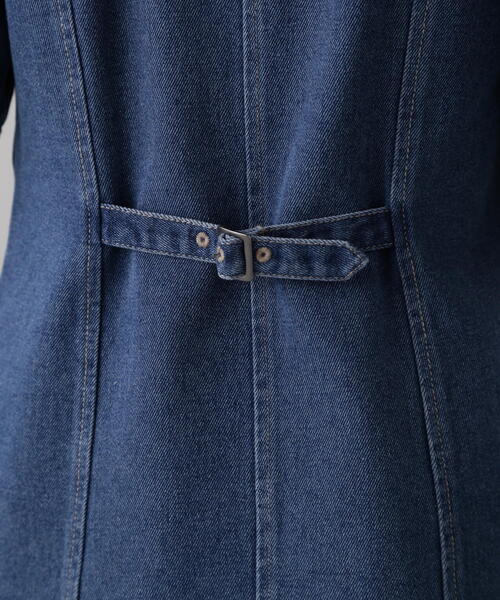 FREE'S MART（フリーズマート）の「デニムミニワンピース（ワンピース・レディース・ワンウォッシュ/ライトインディゴブルー/ホワイト系その他・SMALL/MEDIUM）」の20枚目の写真