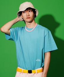 EF DOM TO DO（イーエフダムトゥードゥー）の「ロゴ刺繍 Tシャツ 半袖 ショートスリーブTEE（Tシャツ/カットソー）」