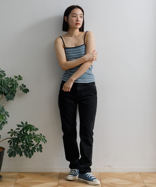 AMERICAN RAG CIE（アメリカンラグシー）の「Robert P’miller Prib Cup Cami（キャミソール・レディース・ブルー/チャコールグレー/イエロー/ネイビー・FREE）」の19枚目の写真