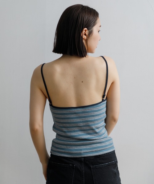 AMERICAN RAG CIE（アメリカンラグシー）の「Robert P’miller Prib Cup Cami（キャミソール・レディース・ブルー/チャコールグレー/イエロー/ネイビー・FREE）」の11枚目の写真