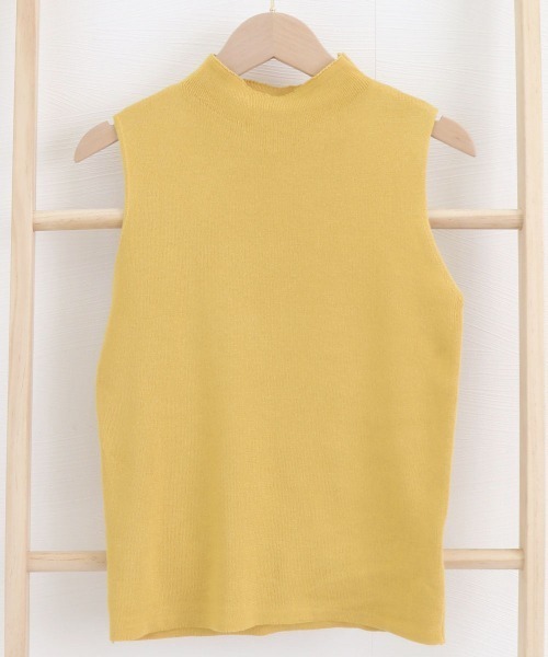Miniministore(ミニミニストア)の「タンクトップ プチハイネック レディース(タンクトップ・レディース・ベージュ/イエロー/ホワイト/ブラック/グレー・FREE)」の21枚目の写真