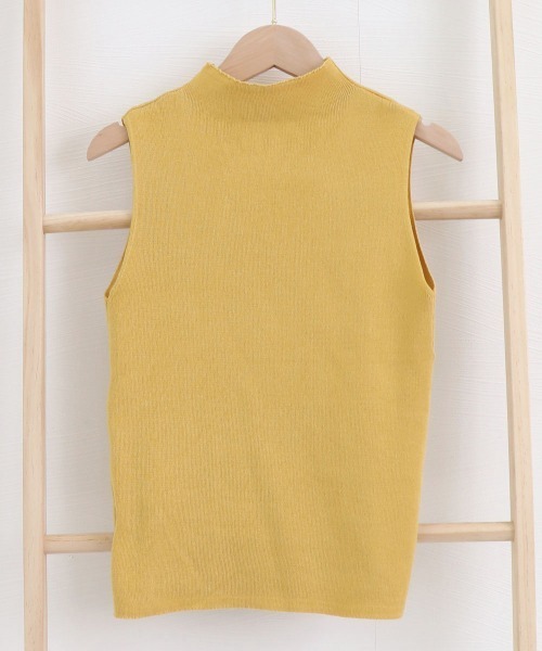 Miniministore(ミニミニストア)の「タンクトップ プチハイネック レディース(タンクトップ・レディース・ベージュ/イエロー/ホワイト/ブラック/グレー・FREE)」の22枚目の写真