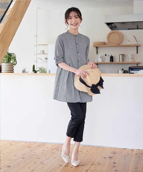 Tiaclasse(ティアクラッセ)の「アンクルテーパードパンツ(その他パンツ・レディース・サックスブルー/オフホワイト/ネイビー/ブラック/ピンク/ライトベージュ・S/M/L)」の19枚目の写真