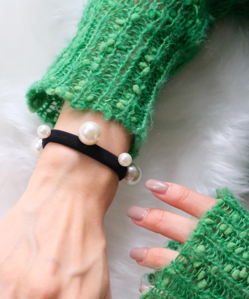 ヘアゴム No.343 パールゴム 3種類1セット（ヘアゴム）｜crafty（クラフティー）の