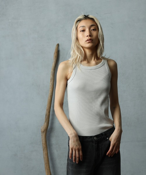 paradigm（パラダイム）の「コットン100%アメスリリブタンク（タンクトップ・レディース・ホワイト/ライトグレー/ブラック系その他・MEDIUM/SMALL）」の14枚目の写真