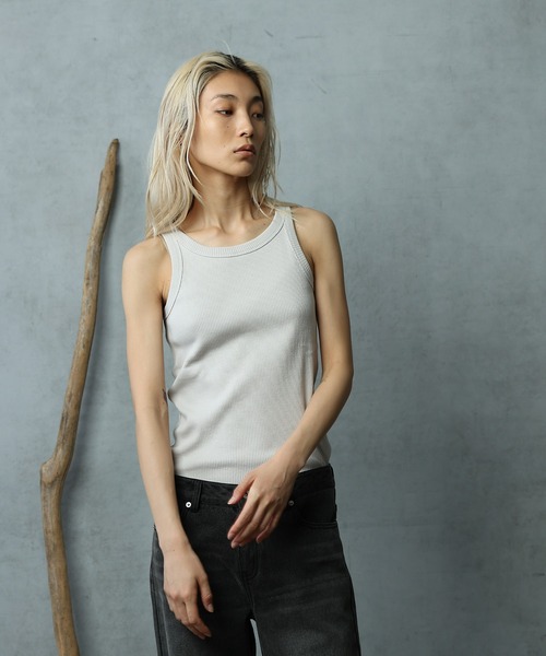 paradigm（パラダイム）の「コットン100%アメスリリブタンク（タンクトップ・レディース・ホワイト/ライトグレー/ブラック系その他・MEDIUM/SMALL）」の18枚目の写真