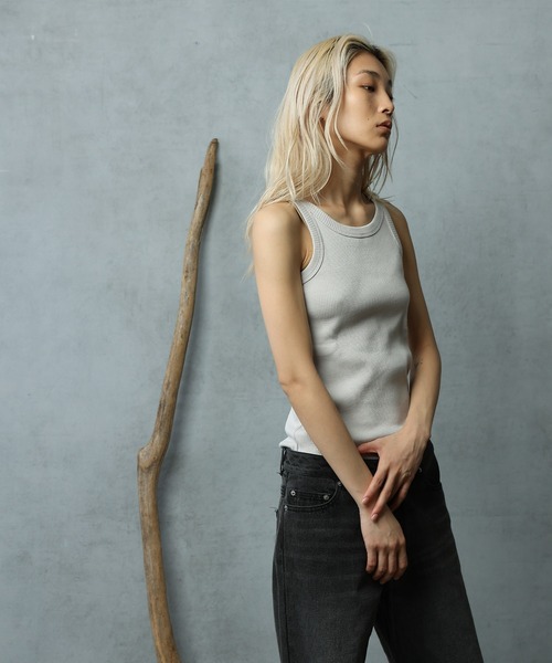 paradigm（パラダイム）の「コットン100%アメスリリブタンク（タンクトップ・レディース・ホワイト/ライトグレー/ブラック系その他・MEDIUM/SMALL）」の19枚目の写真