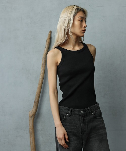 paradigm（パラダイム）の「コットン100%アメスリリブタンク（タンクトップ・レディース・ホワイト/ライトグレー/ブラック系その他・MEDIUM/SMALL）」の9枚目の写真