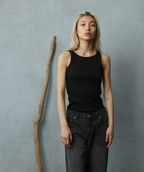 paradigm（パラダイム）の「コットン100%アメスリリブタンク（タンクトップ・レディース・ホワイト/ライトグレー/ブラック系その他・MEDIUM/SMALL）」の10枚目の写真