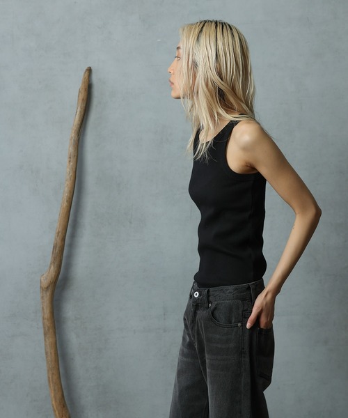 paradigm（パラダイム）の「コットン100%アメスリリブタンク（タンクトップ・レディース・ホワイト/ライトグレー/ブラック系その他・MEDIUM/SMALL）」の12枚目の写真