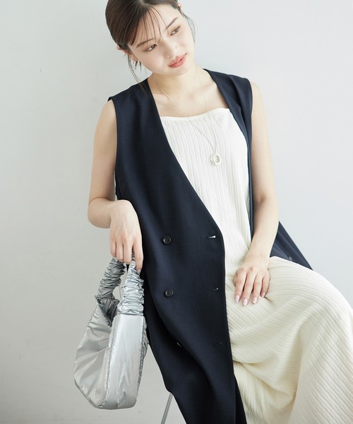 ROPE' PICNIC（ロペピクニック）の「ジレジャンパースカート/UVカット