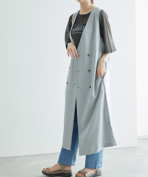 セール】ジレジャンパースカート/UVカット・接触冷感・リンクコーデ