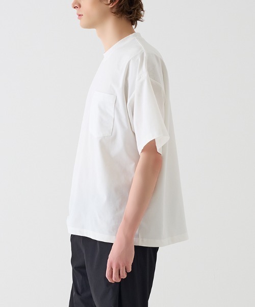 BODY WILD(ボディーワイルド)の「BODY WILD/ボディワイルド サウナTシャツ ドライニット×メッシュ BEAMSコラボ(Tシャツ/カットソー・メンズ・ホワイト/ネイビー/ブラック・SMALL/MEDIUM/LARGE)」の13枚目の写真