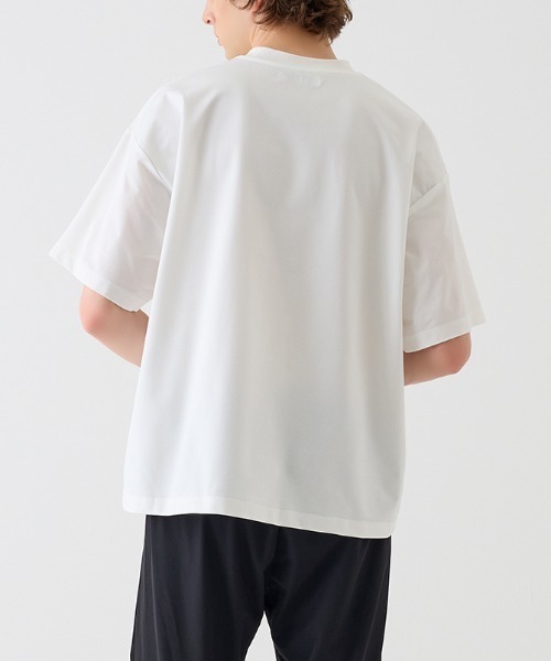 BODY WILD(ボディーワイルド)の「BODY WILD/ボディワイルド サウナTシャツ ドライニット×メッシュ BEAMSコラボ(Tシャツ/カットソー・メンズ・ホワイト/ネイビー/ブラック・SMALL/MEDIUM/LARGE)」の14枚目の写真