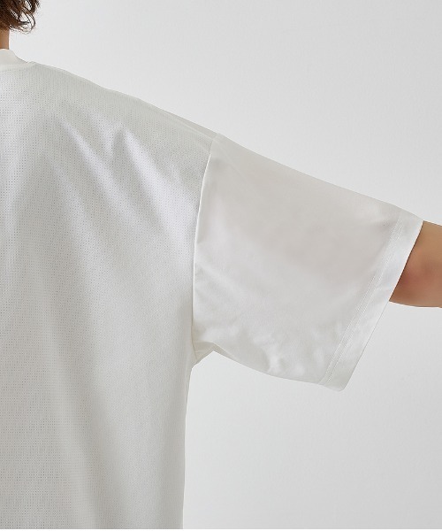 BODY WILD(ボディーワイルド)の「BODY WILD/ボディワイルド サウナTシャツ ドライニット×メッシュ BEAMSコラボ(Tシャツ/カットソー・メンズ・ホワイト/ネイビー/ブラック・SMALL/MEDIUM/LARGE)」の16枚目の写真
