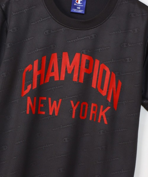 Champion(チャンピオン)の「Champion/チャンピオン T-SHIRT AND SHORTS SET(ジャージ・キッズ・チャコールグレー/ブルー/ライトブルー/ブラック/ライム・150/140/130/120/160)」の12枚目の写真