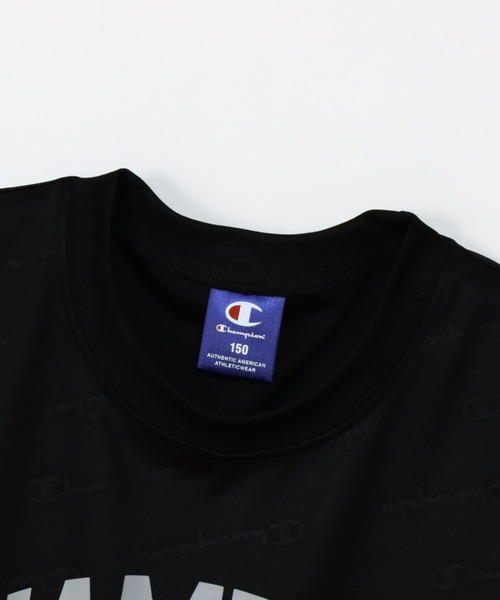 Champion(チャンピオン)の「Champion/チャンピオン T-SHIRT AND SHORTS SET(ジャージ・キッズ・チャコールグレー/ブルー/ライトブルー/ブラック/ライム・150/140/130/120/160)」の17枚目の写真