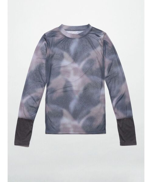 VEQUM(VEQUM)の「【VEQUM】SKIN FIT LONG TOP(Tシャツ/カットソー・レディース・グレー/ホワイト/ブラック/その他・FREE)」の4枚目の写真