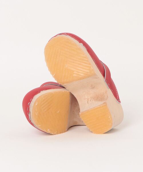 MOHEDA TOFFELN（モヘダトフェール）の「MOHEDA TOFFELN/モヘダトフェール サボサンダル キッズサンダル【IDA】（サンダル・キッズ・レッド/ホワイト・28/30/32/34/26）」の4枚目の写真