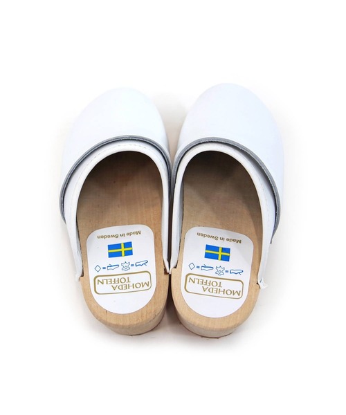 MOHEDA TOFFELN（モヘダトフェール）の「MOHEDA TOFFELN/モヘダトフェール サボサンダル キッズサンダル【IDA】（サンダル・キッズ・レッド/ホワイト・28/30/32/34/26）」の8枚目の写真