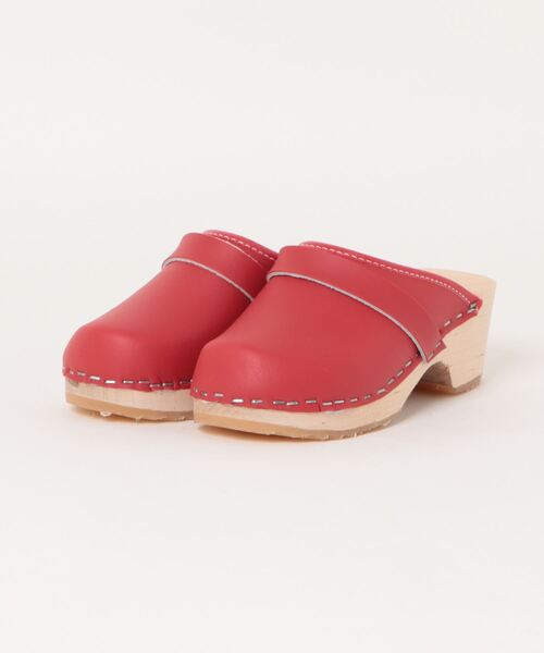 MOHEDA TOFFELN（モヘダトフェール）の「MOHEDA TOFFELN/モヘダトフェール サボサンダル キッズサンダル【IDA】（サンダル・キッズ・レッド/ホワイト・28/30/32/34/26）」の3枚目の写真