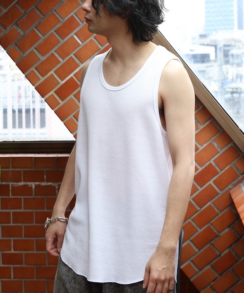 ８(eight)（エイト）の「ワッフルタンクトップ（タンクトップ・メンズ・ブラック系その他3/ブラック系その他2/ホワイト系その他3/ホワイト系その他2/ブラック系その他/ホワイト系その他・MEDIUM/LARGE）」の7枚目の写真