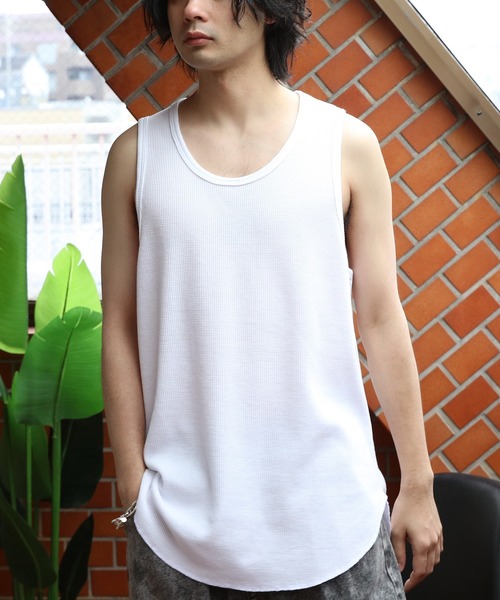 ８(eight)（エイト）の「ワッフルタンクトップ（タンクトップ・メンズ・ブラック系その他3/ブラック系その他2/ホワイト系その他3/ホワイト系その他2/ブラック系その他/ホワイト系その他・MEDIUM/LARGE）」の8枚目の写真