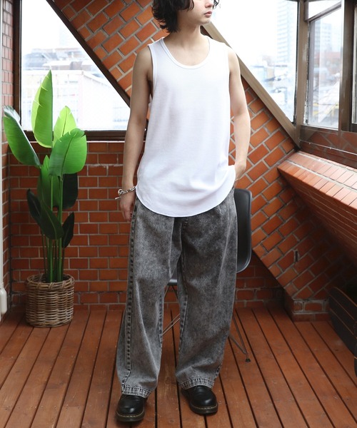 ８(eight)（エイト）の「ワッフルタンクトップ（タンクトップ・メンズ・ブラック系その他3/ブラック系その他2/ホワイト系その他3/ホワイト系その他2/ブラック系その他/ホワイト系その他・MEDIUM/LARGE）」の11枚目の写真