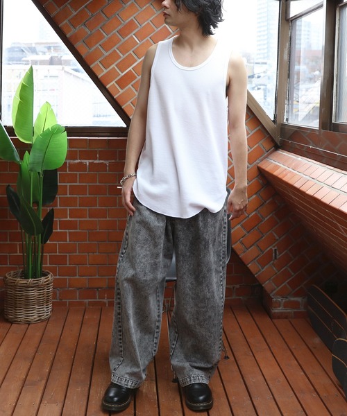 ８(eight)（エイト）の「ワッフルタンクトップ（タンクトップ・メンズ・ブラック系その他3/ブラック系その他2/ホワイト系その他3/ホワイト系その他2/ブラック系その他/ホワイト系その他・MEDIUM/LARGE）」の14枚目の写真