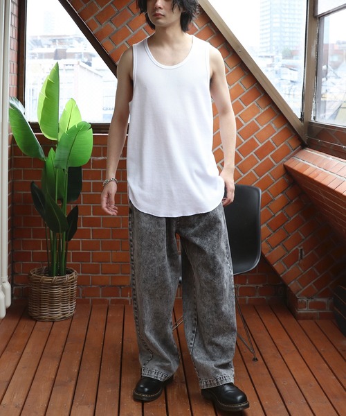 ８(eight)（エイト）の「ワッフルタンクトップ（タンクトップ・メンズ・ブラック系その他3/ブラック系その他2/ホワイト系その他3/ホワイト系その他2/ブラック系その他/ホワイト系その他・MEDIUM/LARGE）」の15枚目の写真