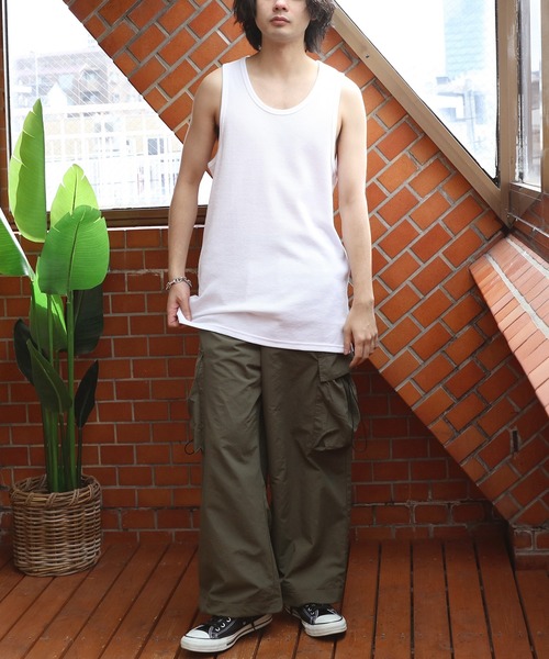 ８(eight)（エイト）の「ワッフルタンクトップ（タンクトップ・メンズ・ブラック系その他3/ブラック系その他2/ホワイト系その他3/ホワイト系その他2/ブラック系その他/ホワイト系その他・MEDIUM/LARGE）」の19枚目の写真