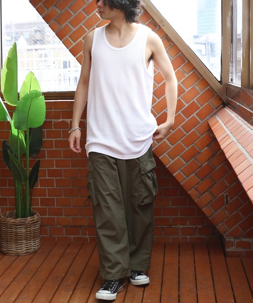 ８(eight)（エイト）の「ワッフルタンクトップ（タンクトップ・メンズ・ブラック系その他3/ブラック系その他2/ホワイト系その他3/ホワイト系その他2/ブラック系その他/ホワイト系その他・MEDIUM/LARGE）」の20枚目の写真