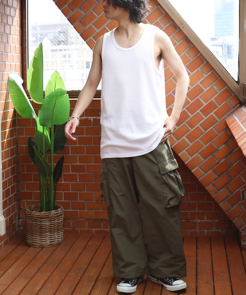 ８(eight)（エイト）の「ワッフルタンクトップ（タンクトップ・メンズ・ブラック系その他3/ブラック系その他2/ホワイト系その他3/ホワイト系その他2/ブラック系その他/ホワイト系その他・MEDIUM/LARGE）」の21枚目の写真