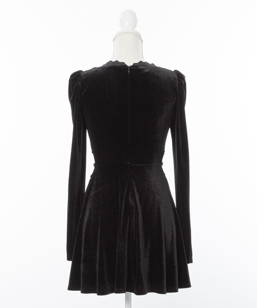 DearMyLoveMillor（ディアマイラブミラー）の「クラシカルミニドレス（ワンピース・レディース・ホワイト/ブラック・MEDIUM/LARGE/LL）」の14枚目の写真