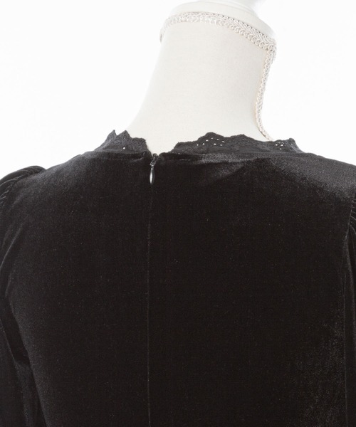 DearMyLoveMillor（ディアマイラブミラー）の「クラシカルミニドレス（ワンピース・レディース・ホワイト/ブラック・MEDIUM/LARGE/LL）」の7枚目の写真