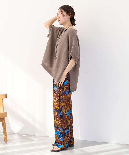 IENA｜《一部店舗・WEB限定/追加3》コットンギマポンチョ プル