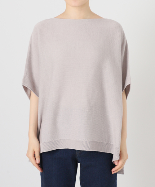 コットンギマポンチョプルオーバー セール】《追加》コットンギマポンチョプルオーバー（ニット